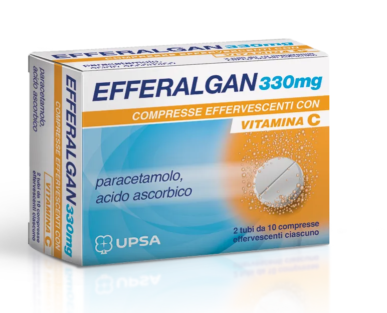 Efferalgan*20cpr Eff 330+200mg