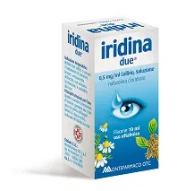 Iridina Due*collirio 10ml 0,5mg/ml 0,5 Mg/ml Collirio, Soluzione Flacone 10 Ml