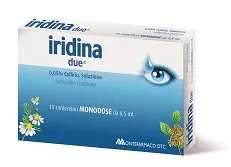 Iridina Due* 10flaconi 0,05% Collirio, Soluzione 10 Contenitori Monodose Da 0,5 Ml