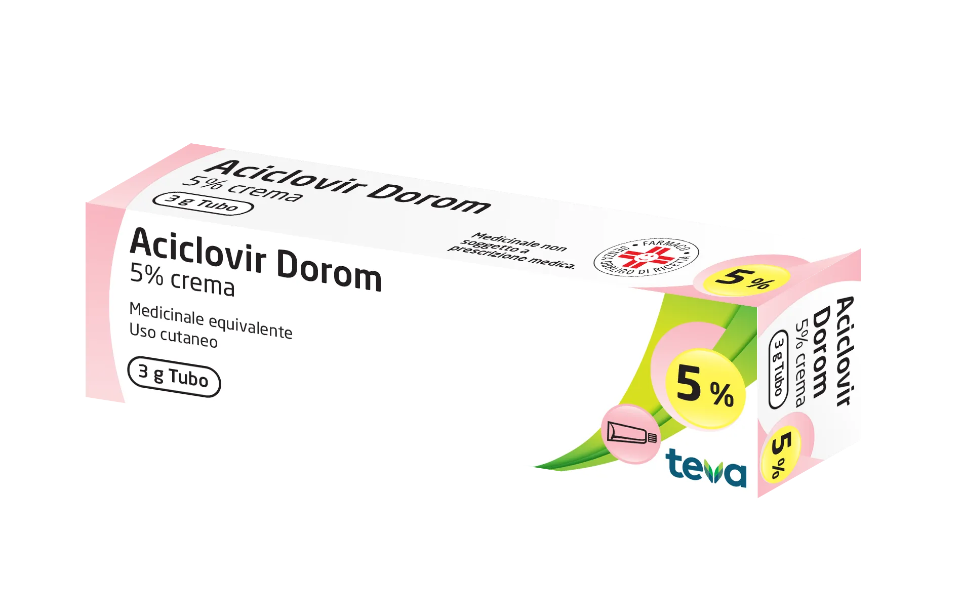 Aciclovir Dorom*crema 3g 5%