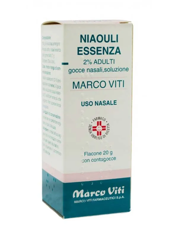 Niaouli Essenza Mv*2% Gtt 20g