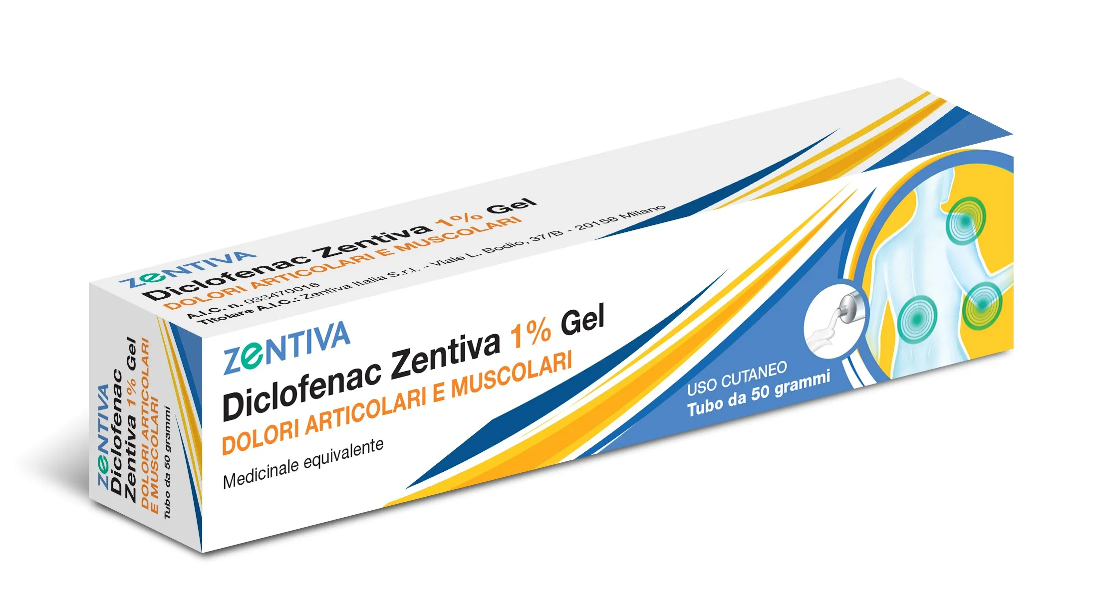 DICLOFENAC ZENTIVA*GEL 50G 1%