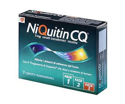 Niquitin Cq 7mg/24h 7 Cerotti Transdermici