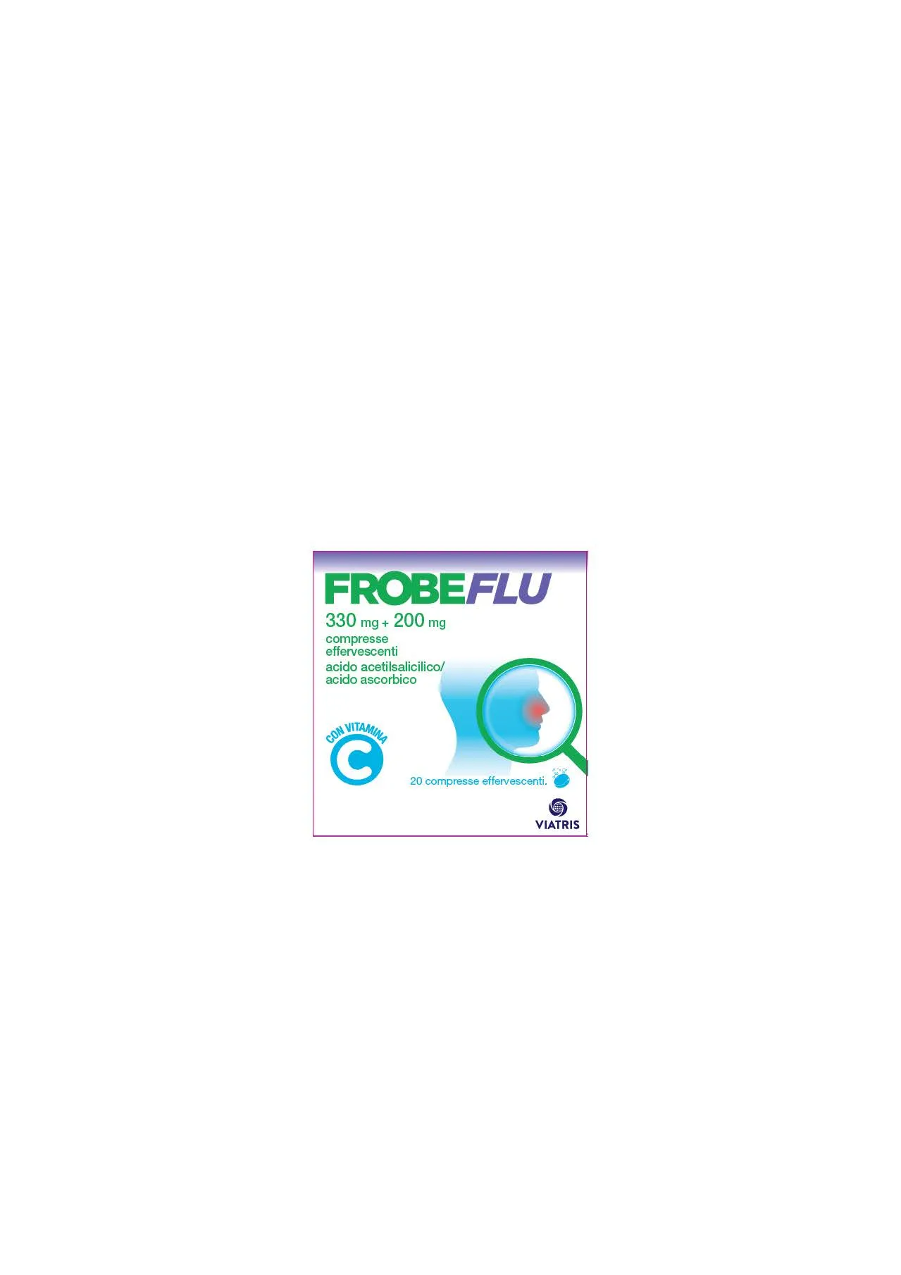 Frobeflu*20cpr Eff 330mg+200mg