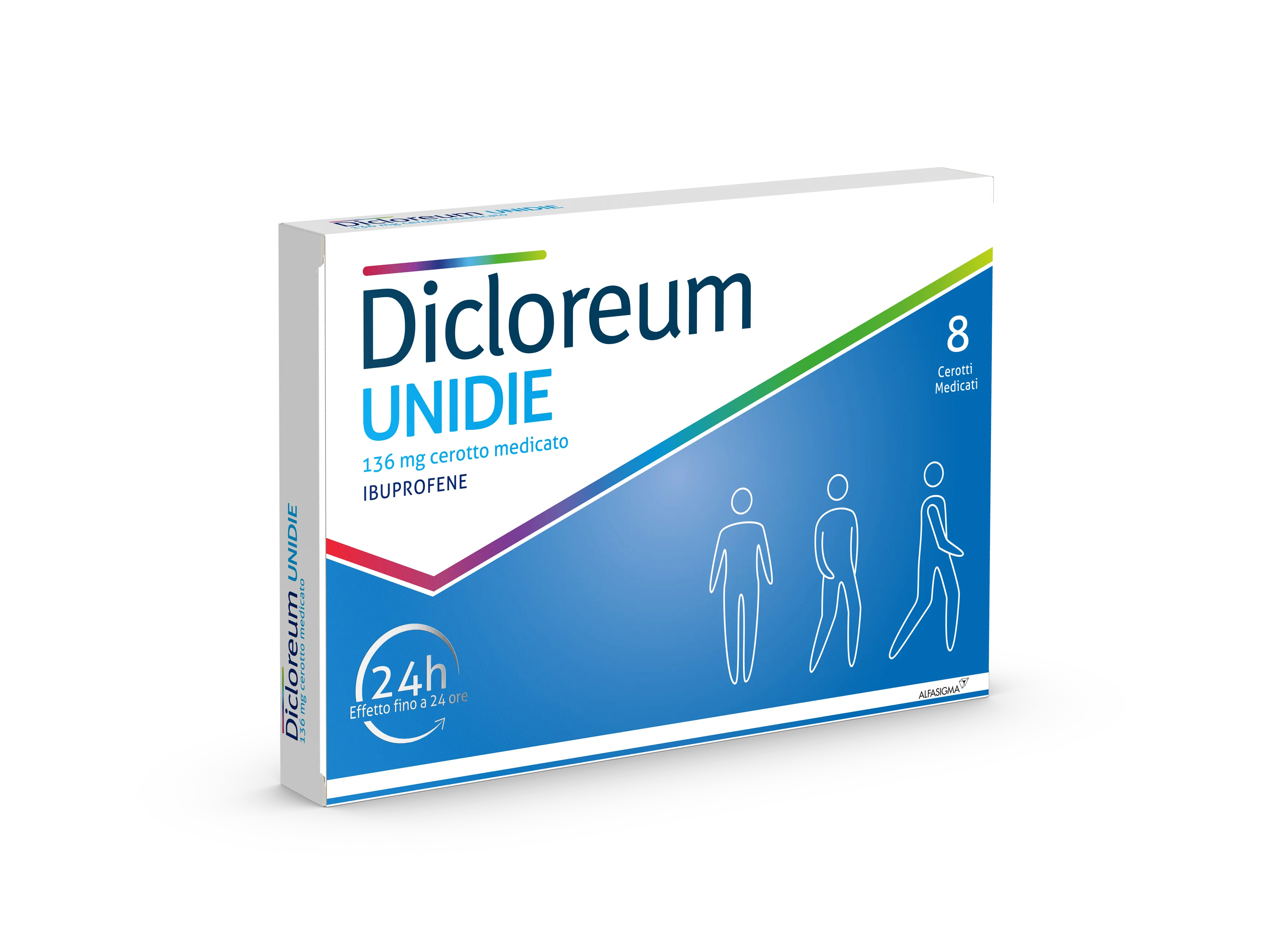 DICLOREUM UNIDIE*8CER 136MG24H