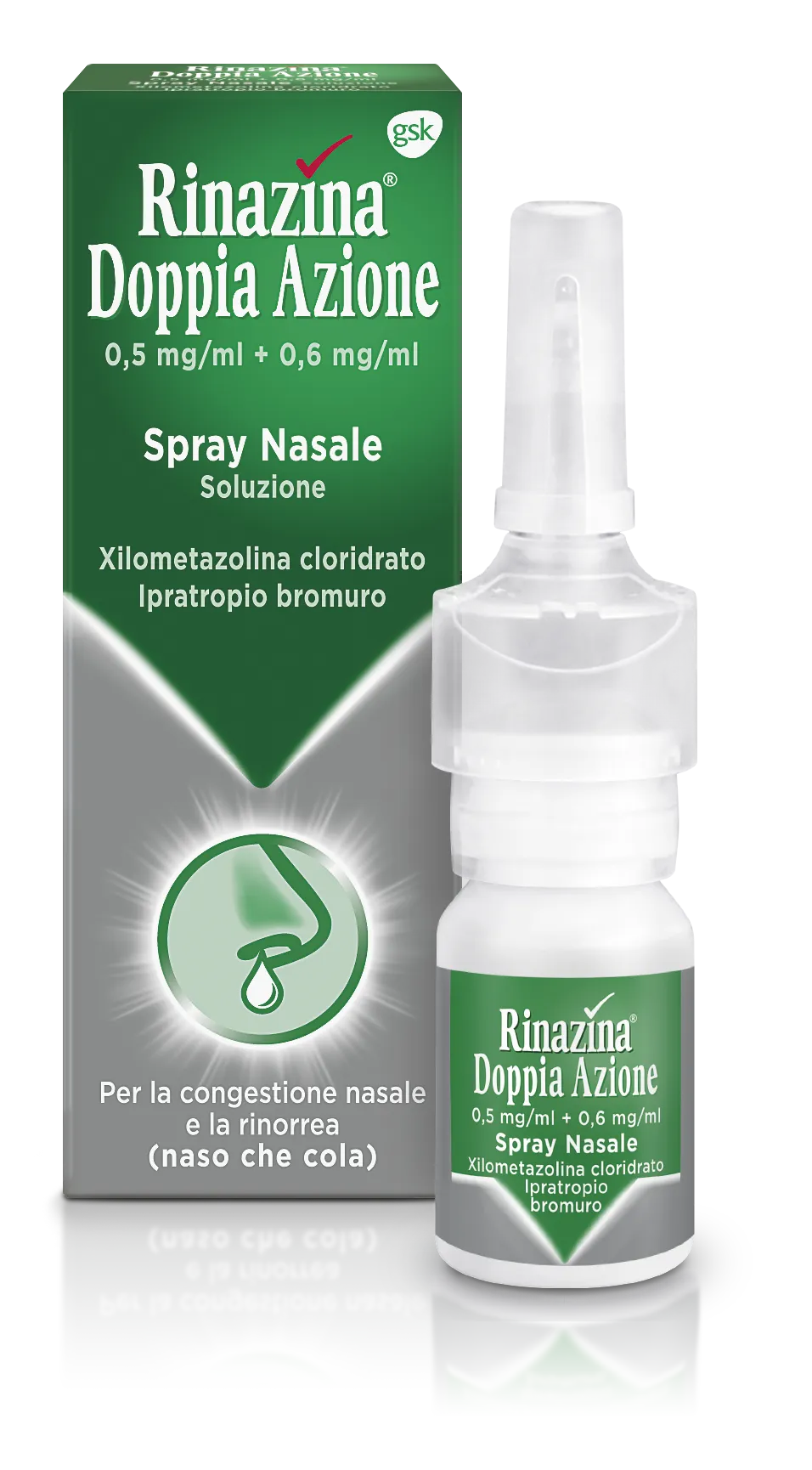 Rinazina Doppia Azione 5mg+6mg Spray Nasale 10ml