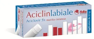 Aciclinlabiale*matita 2,5g 5%