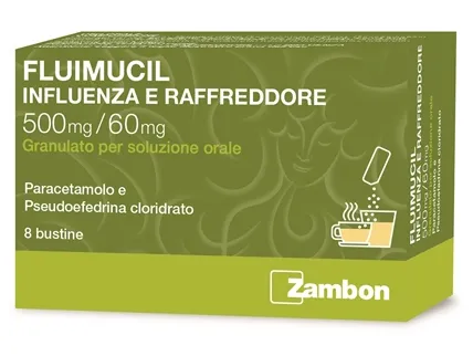 Fluimucil Influenza E Raffreddore 8 Bustine