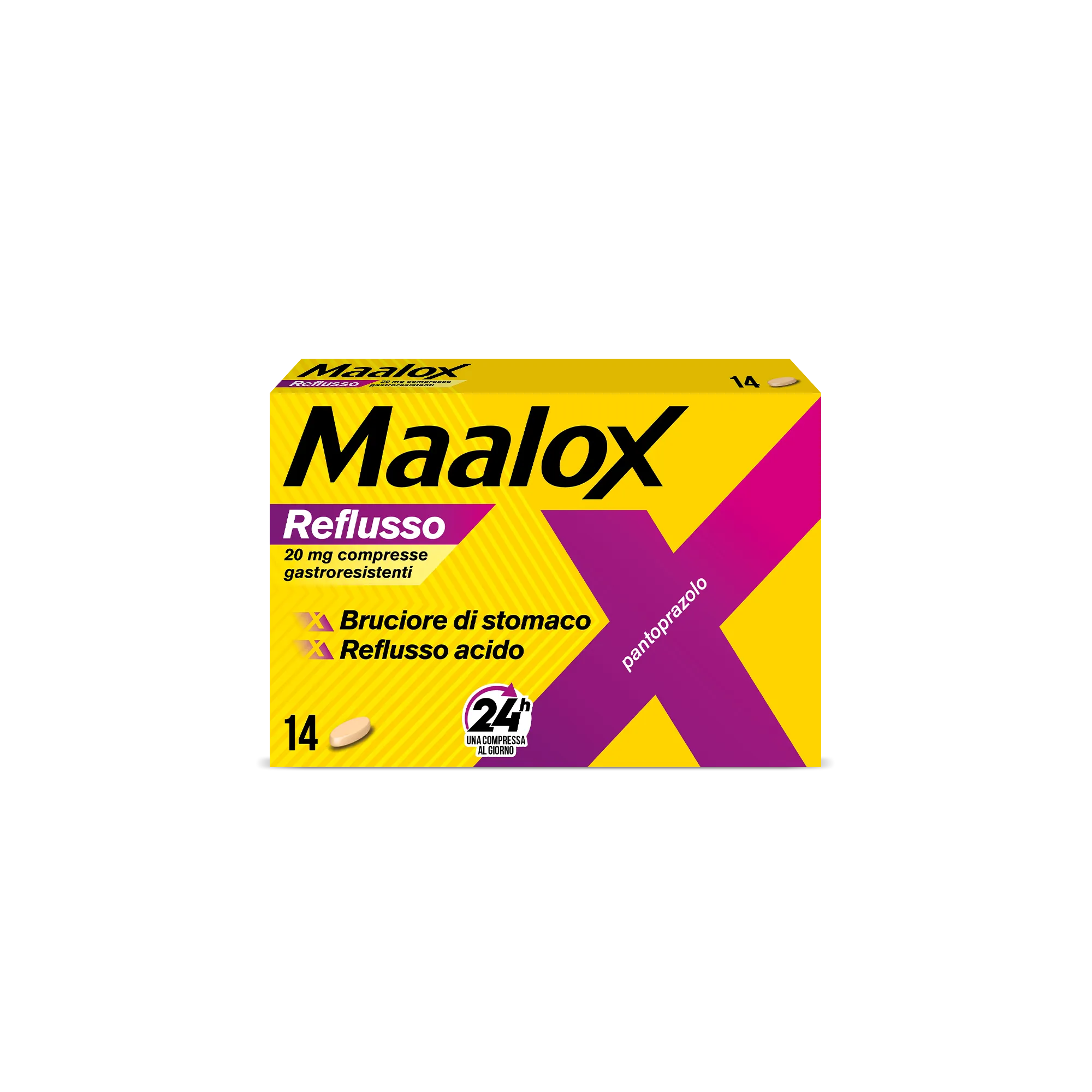 Maalox Reflusso 14 Compresse 20 Mg