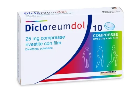 DICLOREUM DOL*10CPR RIV 25MG