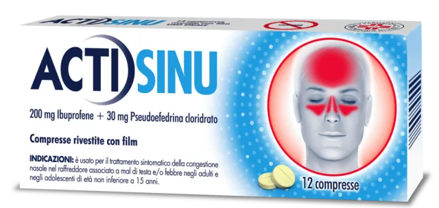 Actisinu*12cpr 200mg+30mg