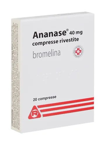 ANANASE*20CPR RIV 40MG