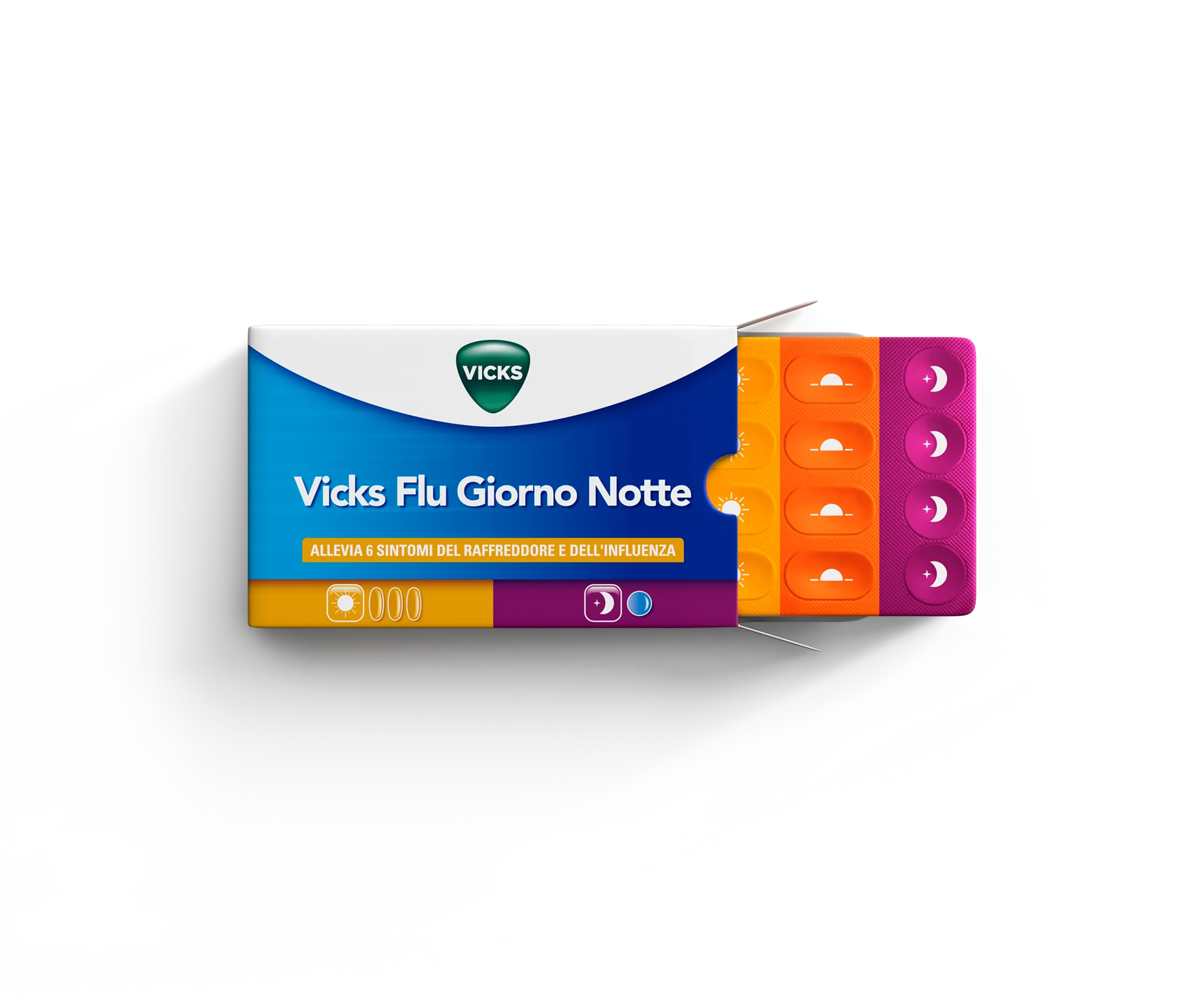 Vicks Flu Giorno Notte*12+4cpr