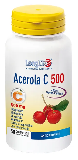 Longlife Acerola C500 30 Tavolette