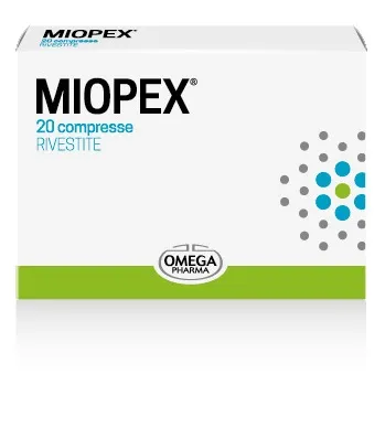 Omega Pharma Miopex Integratore Funzioni Fisiologiche Occhi 20 Compresse