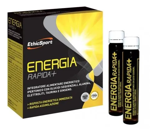 Ethicsport Energia Rapida+ 10 Flaconcini 25 Ml