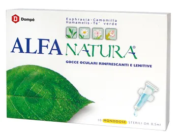 Alfa Natura Gocce Oculari 10 Flaconcini Monodose 0,5 Ml