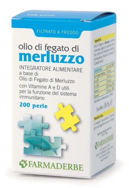 Olio Fegato Di Merluzzo 200 Perle