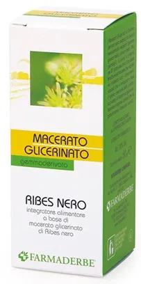 Farmaderbe Ribes Nero Macerato Glicerinato 50 Ml