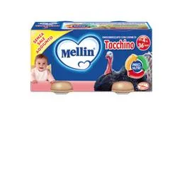 Mellin Omogeneizzato Tacchino 80 G 2 Pezzi