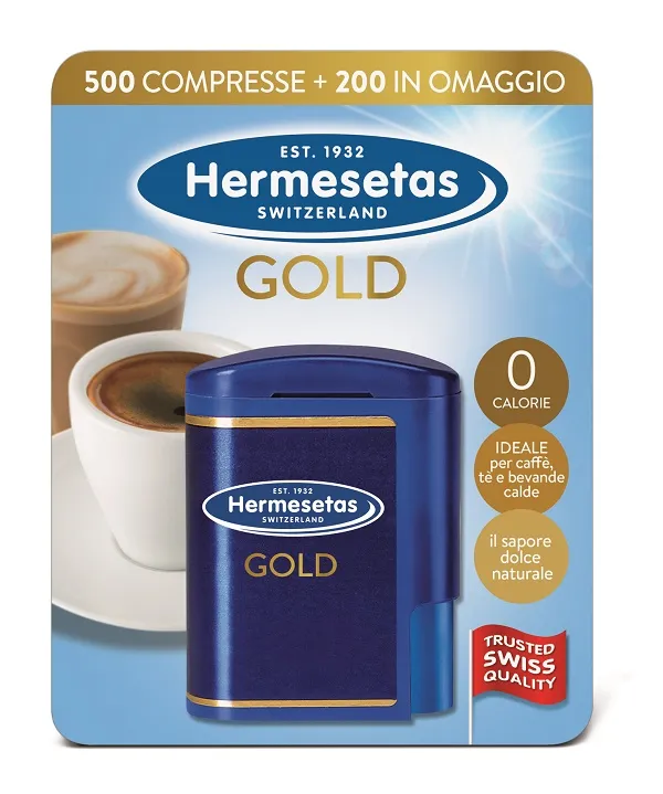 Hermesetas Gold 500+200 Compresse 35 G