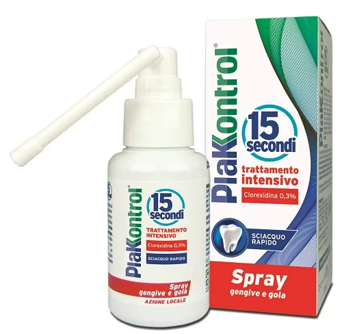 Plakkontrol 15 Secondi Collutorio Spray 50 Ml