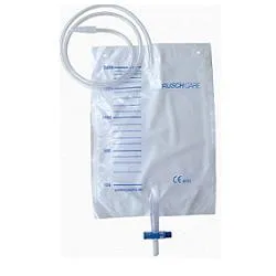 Sacca Di Drenaggio Letto Per Incontinenza 2000ml In Pvc Con Valvola Di Non Ritorno Con Tubo Di Raccordo 90cm Monouso Diametro 5x7mm 30 Pezzi