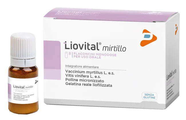 LIOVITAL MIRTILLO 8 FLACONCINI 10 ML