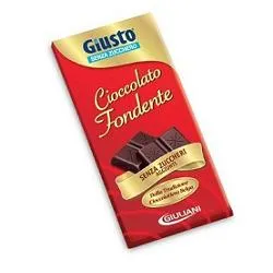 Giusto Senza Zucchero Tavolette Cacao Fondente 85 G