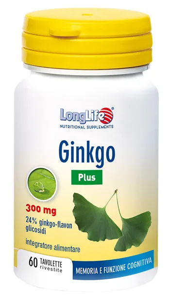 LONGLIFE GINKGO PLUS 60 TAVOLETTE