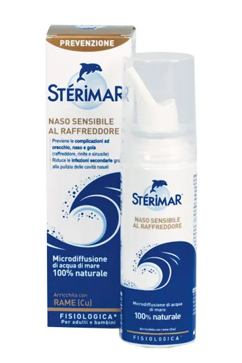 Sterimar Cu Naso Sensibile Al Raffreddore Spray 100 Ml