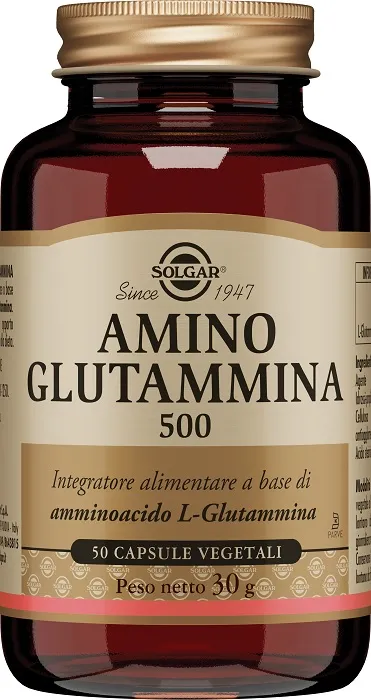 Amino Glutammina 500 50 Capsule Vegetali