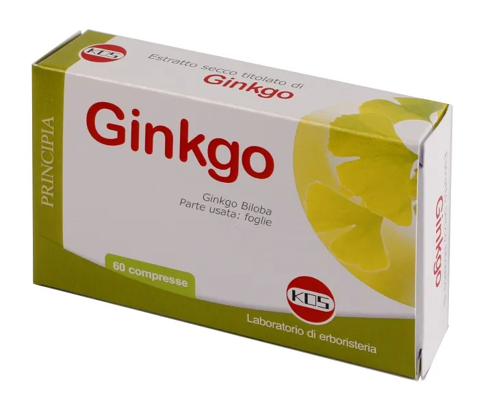 Ginkgo Biloba Estratto Secco 60 Compresse