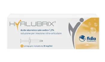 Siringa Intra-articolare Hyalubrix Acido Ialuronico 1,5% 30 Mg 2 Ml No Eto