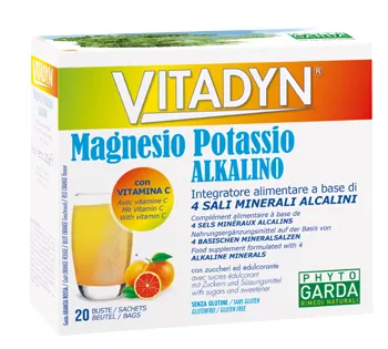 Vitadyn Magnesio Potassio Alkalino 20 Bustine