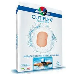 Medicazione Autoadesiva Trasparente Impermeabile Master-aid Cutiflexmed 10,5x20 Cm 5 Pezzi