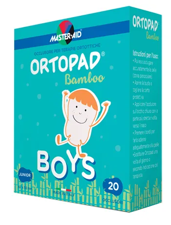 CEROTTO OCULARE PER ORTOTTICA ORTOPAD BOYS 5X6,7 CM 20 PEZZI