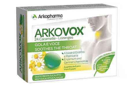 Arkovox Menta/eucalipto 24 Caramelle