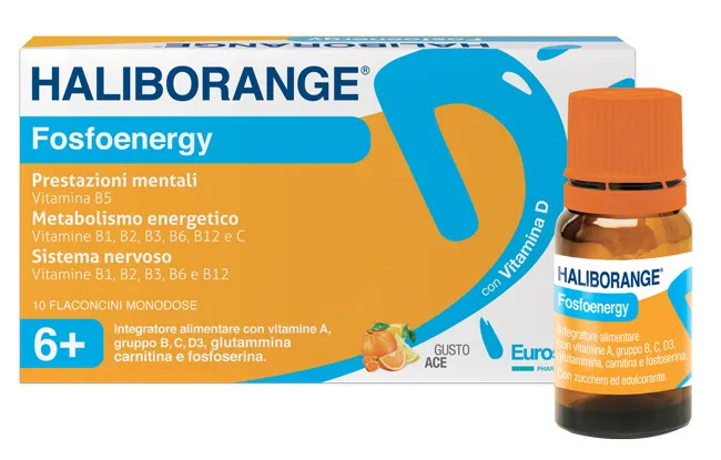 Haliborange Fosfoenergy 10 Flaconcini 10 Ml