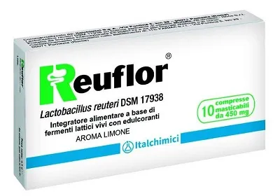 REUFLOR 10 COMPRESSE MASTICABILI AROMA LIMONE