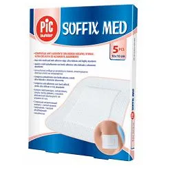 CEROTTO PIC SOFFIX MED IN TNT CON TAMPONE CENTRALE ASSORBENTE STERILE 10X25CM 1 PEZZO