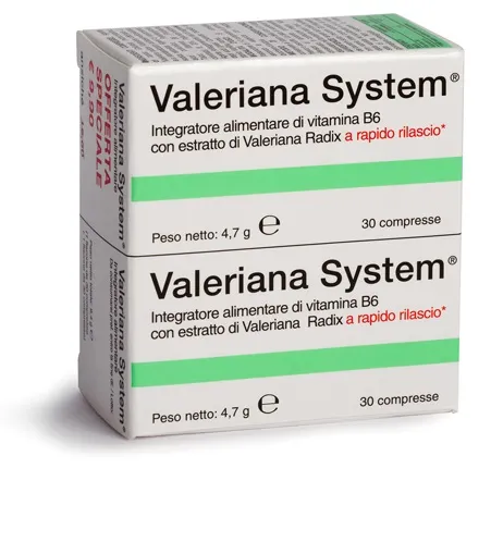 Valeriana System 30 Compresse+30 Compresse