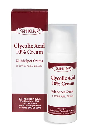 SKINHELPER VISO CR10%AC GLIC50