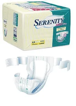 Pannolone Per Incontinenza Serenity Veste Sd Formato Super Taglia Large 15 Pezzi