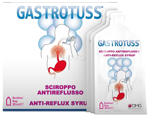 Sciroppo Antireflusso Gastrotuss 25 Bustine Monodose 20 Ml