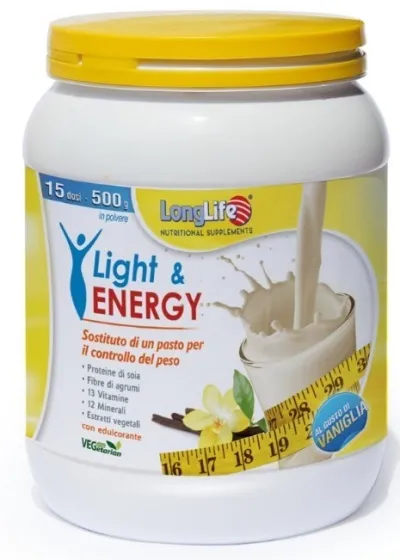 Longlife Light & Energy Vaniglia 500 G