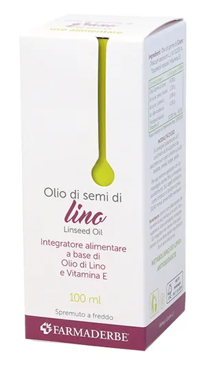 Olio Alimentare Semi Lino 100 Ml