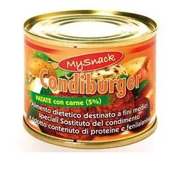 My Snack Condiburger Patatine E Carne 200 G