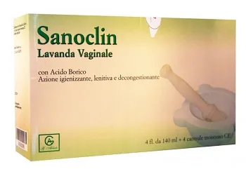 Sanoclin Lavanda Vaginale 4 Flaconi 140 Ml