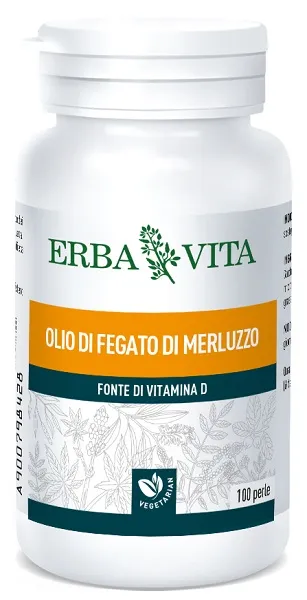 OLIO FEGATO MERLUZZO 100 PERLE 453 MG